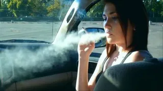 KARMA BLOWS HUGE STREAMS OF SMOKE (gets smoked out)