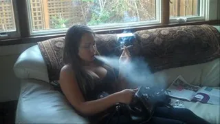 Lily Smokes a Misty 120!