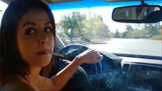 ASHLEY DRIVING AND SMOKING (H.D.)