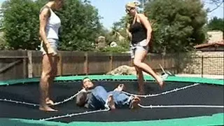 In Trouble on the Trampoline