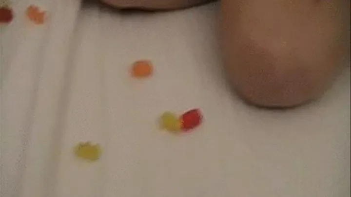 Mouth Fetish - STAR SWALLOWS GUMMY BEARS WHOLE, THEN SHE CHEWS SOME UP AND GULPS THEM DOWN * ***