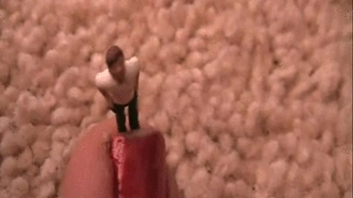 GIANTESS BRANDI FINDS A SHRUNKEN MAN HIDING UNDER HER TOENAIL, AND EATS HIM ALIVE * ***