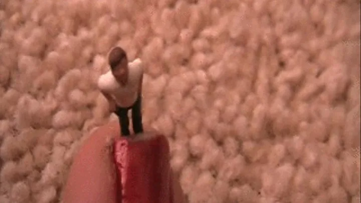 GIANTESS BRANDI FINDS A SHRUNKEN MAN HIDING UNDER HER TOENAIL, AND EATS HIM ALIVE *** ***