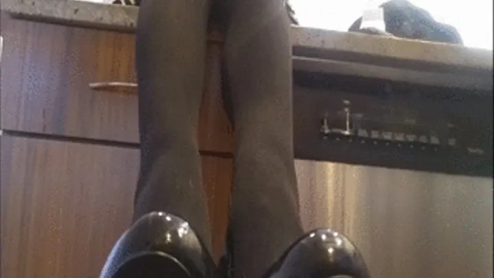 Custom Request: Eve teases me with her worn High Heels