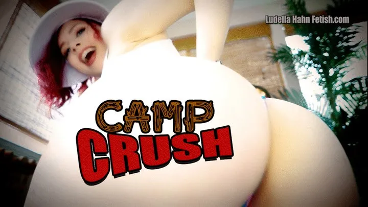 Camp CRUSH - Squeezed & Smothered By Giantess Goddess Ludella's Thick Thighs and BIG ASS