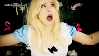 Growing Out of Wonderland - Alice GROWS into a TOWERING Giantess Goddess - A Cosplay Parody with Clothing Destruction, SFX, & Multiple Growths