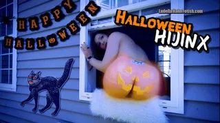 Halloween Hijinx - aka Ludella's GREAT Swollen PUMPKIN - Lots of Spanking and Paranormal Pranking - Slapstick Butt Pranks with ENF