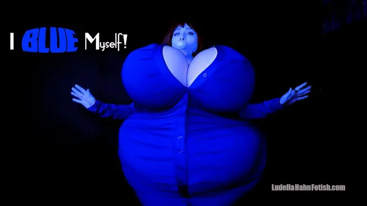 I BLUE Myself - Influencer Ludella Tests New Gum While Live & Experiences Breast Expansion, Hourglass Expansion, & Blueberry Inflation