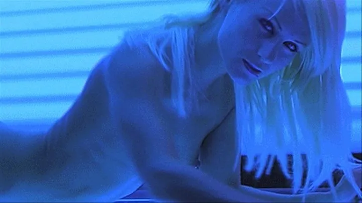 Allegra in the tanning bed 2