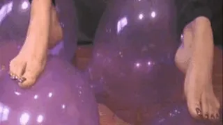 Purple Balloons & Purple Toes