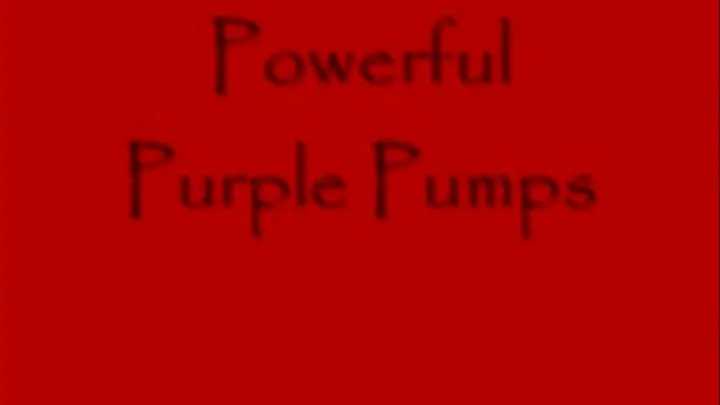 Powerful Purple Pumps