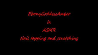 ASMR Nail tapping and scratching