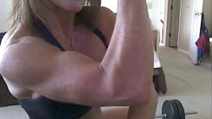 Muscle Mistress Debbie - Bicep Flex & Curl