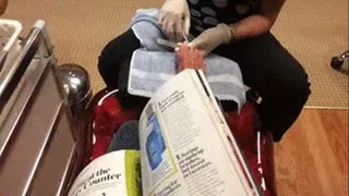 Pedicure Video Spycam - Trimming & Cutting My Toenails