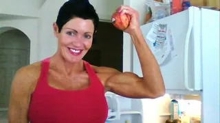 Crushing Apple~Muscle Goddess Debbie