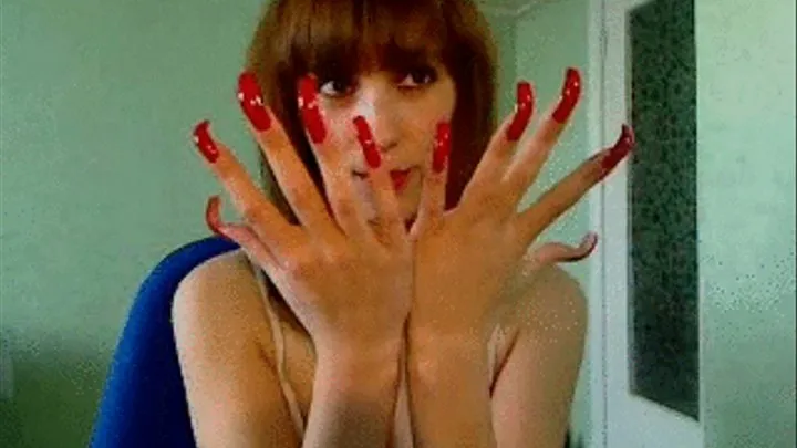 red nails