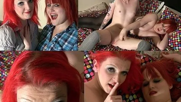 ALICE & RUBY Naughty Step-Sister And Her Girlfriend Want You To Wank ** **