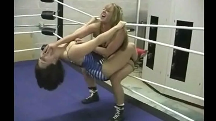 Hotties Wrestling In Spandex Suits & Boots III