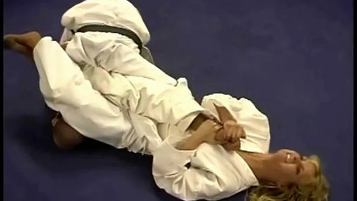 Mixed Judo Domination In White Gi's (Sophie Vs Bob)