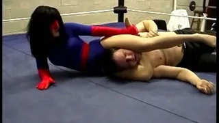 XXX-02 Spandex Clad Super Girl's Lethal Legs