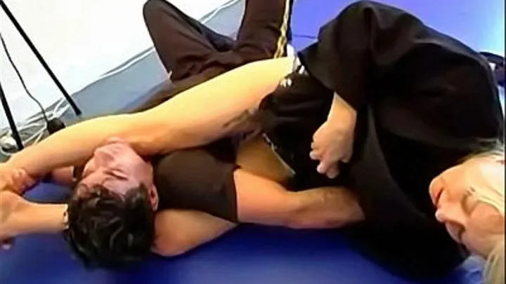 Mixed Black Belt Judo In Gi's And Panties