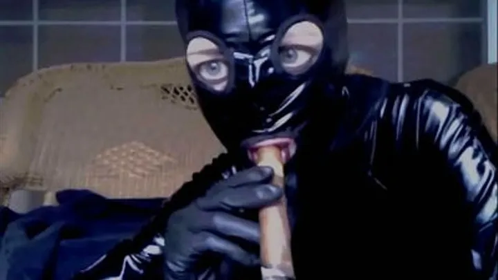 Erotic Cigar Smoking In PVC Is Like Sucking A Cock