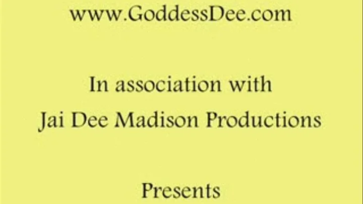 Goddess Dee's Personal Furniture