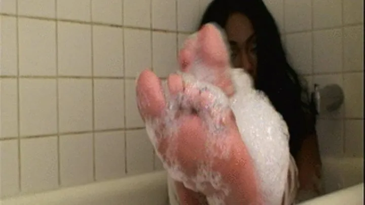 SOLES SOLES and nothing but the SOLES featuring Nita's awesome SIZE 11 SOFT WRINKLED SOLES AND PRETTY TOES IN A BUBBLEBATH 1