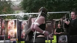 Public Bondage Walk in Vienna