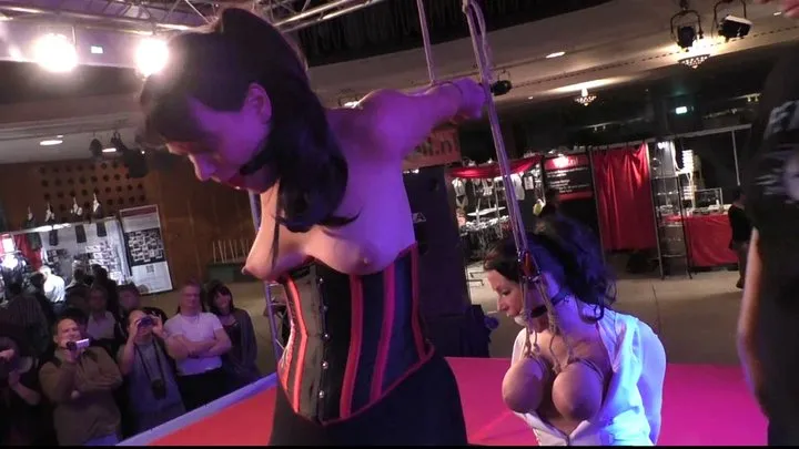 Public Predicament Challenge for JJ Plush and Yvette Costeau live from Venus Fair in Berlin - Part 2