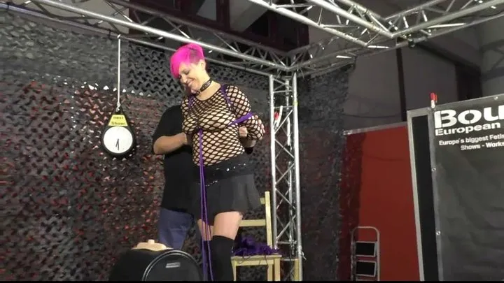 Nova Pink - Riding the Sybian in Public - Part 1