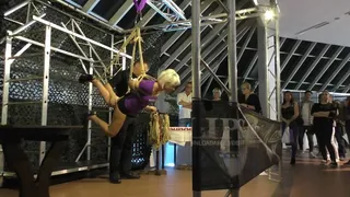 Lena King - Shibari Suspension in Public - Full Clip