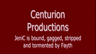 JeniC bound, gagged, stripped and tormented by Fayth Pt 2