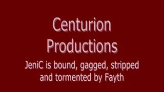 JeniC bound, gagged, stripped and tormented by Fayth Pt 1