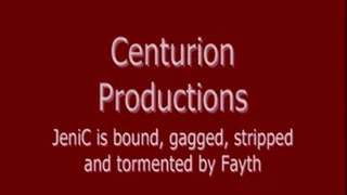 JeniC bound, gagged, stripped and tormented by Fayth Pt 3