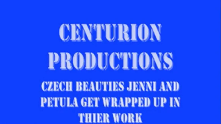 Jenni and Petula wrapped up in work pt 1