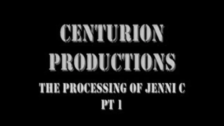 The processing of Jenni C part 1