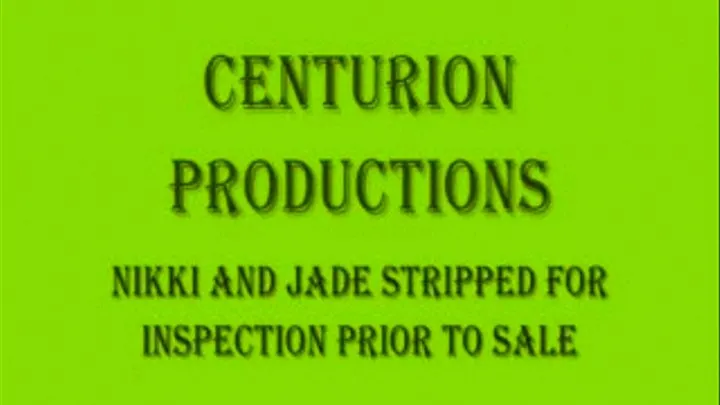 Nikki and Jade captured for sale pt 2