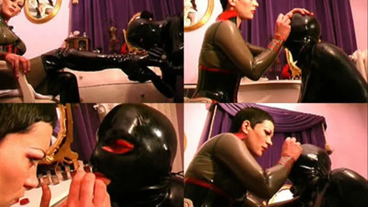 Devolpment of an Rubberdoll - Schminken der Gummischlampe 1