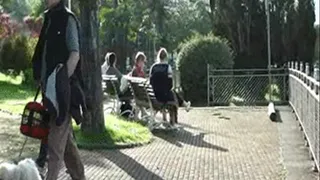 naomi1 masturbates in a public park