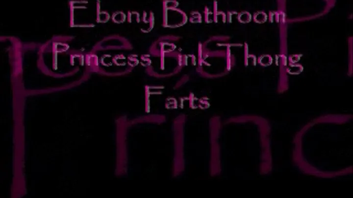 Pink Striped Thongs Farts