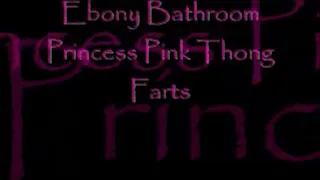 Pink Striped Thongs Farts