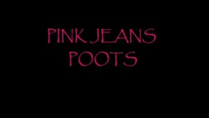 Pink Jeans Pooting