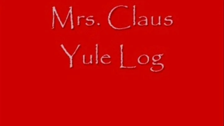 Mrs Claus Yule Log