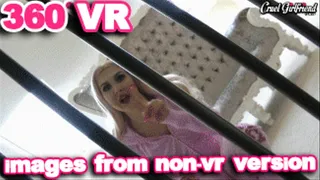 Caged In The Cum Shower (360 VR)