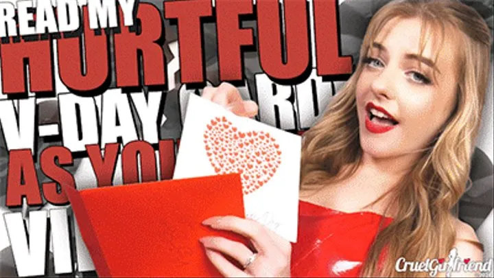 Read My Hurtful V-Day Card As You Jerk Virgin-boi