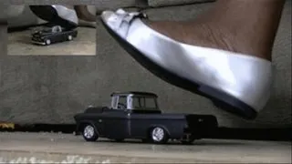 Black Pickup Under Flats