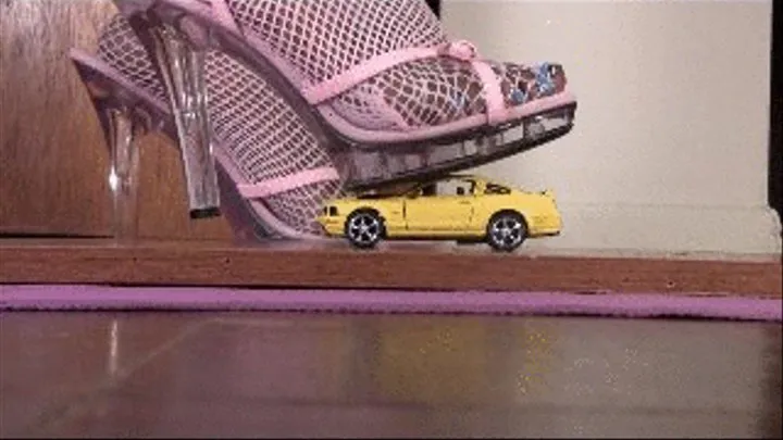 Car Under Stilettos and Fishnets