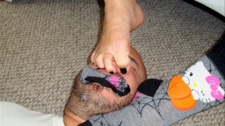 Halloween Sock Smothering