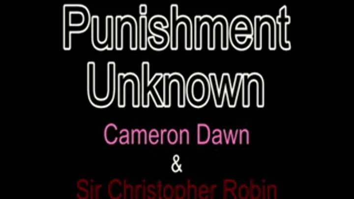 Part 1 - Unknown Punishment Spanking